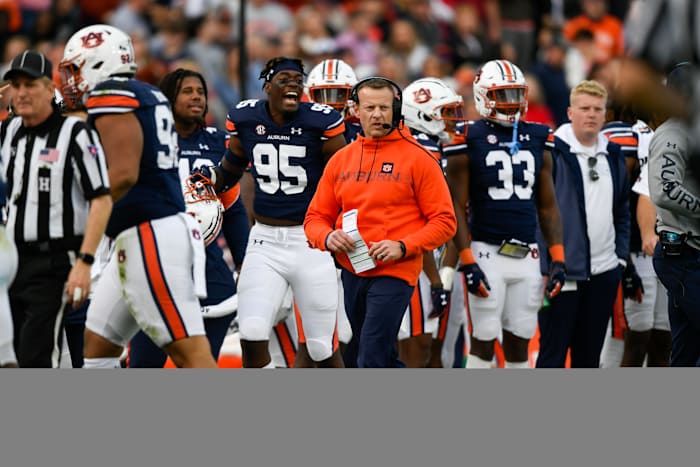 Auburn coach Bryan Harsin